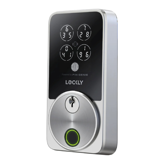 Lockly Secure Pro Zeno Series Setup And User Manual
