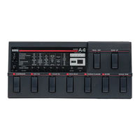 Korg A4 Guitar Service Manual