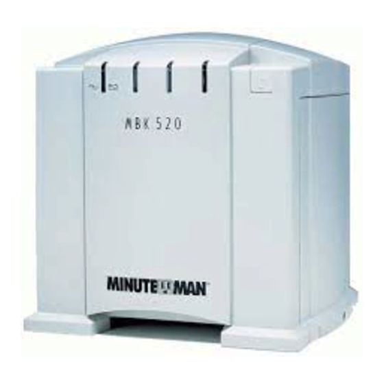 Minuteman MBK 300YYY User Manual