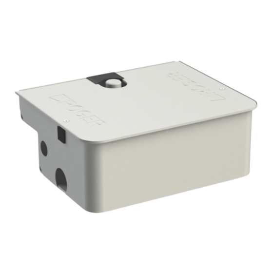 Roger Technology FU Series Instructions And Recommendations For The Installer