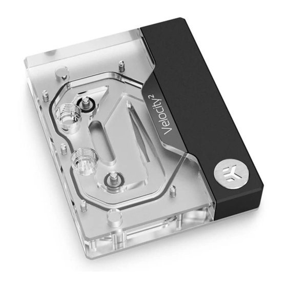 ekwb EK-Quantum Velocity 2 D-RGB AM4 User Manual
