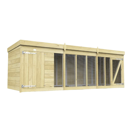 total sheds DOG KENNEL Assembly Manual