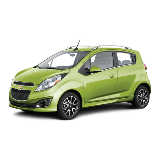 Chevrolet 2013 Spark Quick Reference Manual
