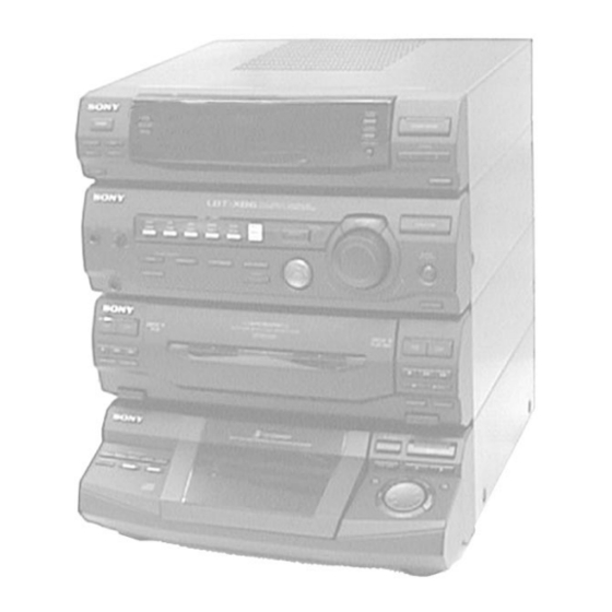 Sony HCD-D690 Manuals