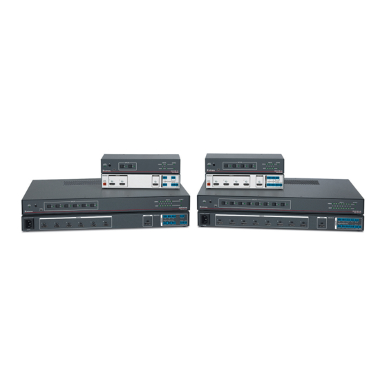 Extron electronics SW HD 4K Series User Manual