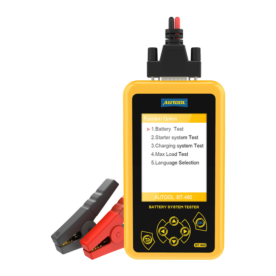 Autool BT460 Manual