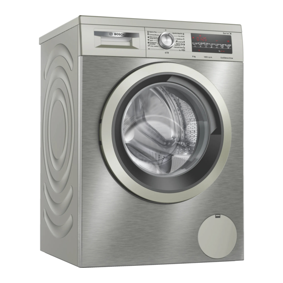 Bosch WUU28T0XES Loading Washing Machine Manuals