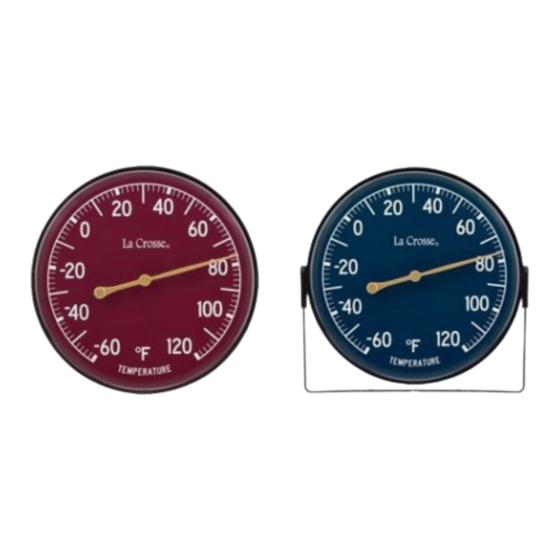 La Crosse 104-1512M Quick Start Manual