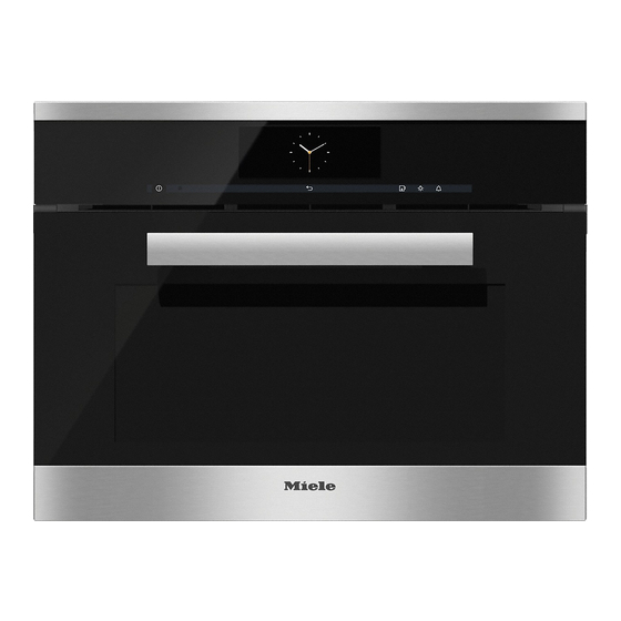 Miele DGC 6700 Operating And Installation Instructions