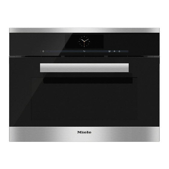 Miele DGC 6700 Installation Instructions Manual