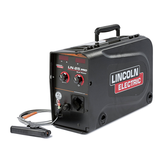 Lincoln Electric LN-25 PRO DUAL POWER Operator's Manual