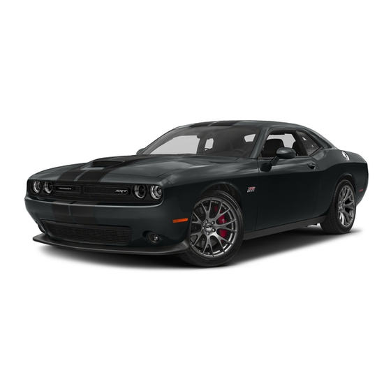 Dodge 2016 Challenger Owner's Manual