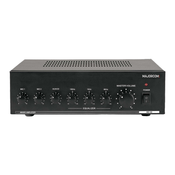 Majorcom: MX-60 Operating Manual