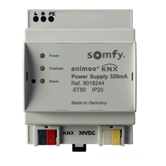 SOMFY 9018244 Installation Manual