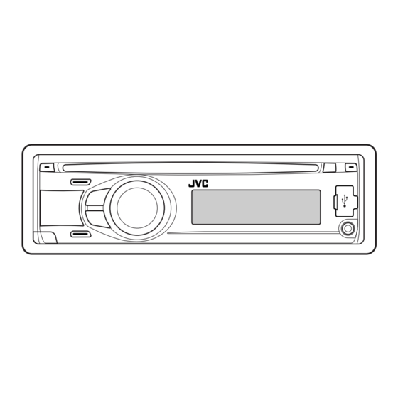JVC KD-R506 Installation & Connection Manual