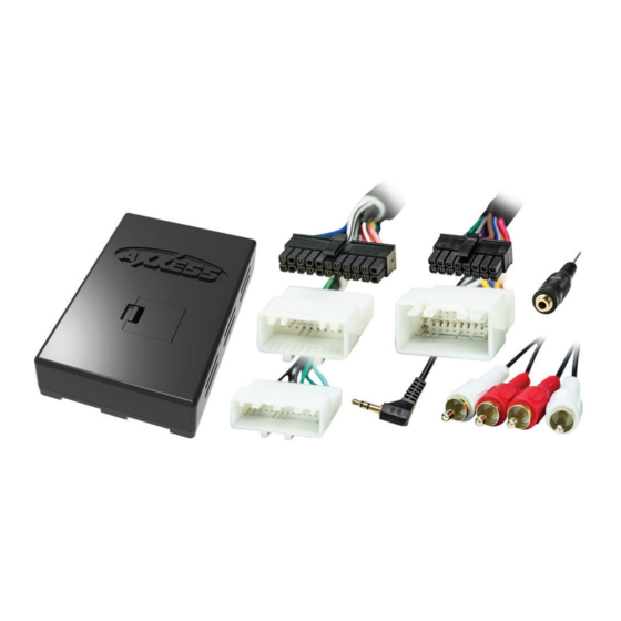 Axxess AXDIS-TY1 Installation Instructions Manual