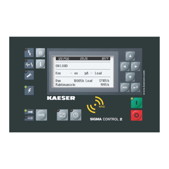 KAESER KOMPRESSOREN SIGMA CONTROL 2 Service Manual