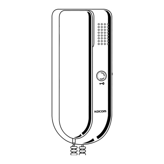 KOCOM KDP-501A Manual For Operation And Installation