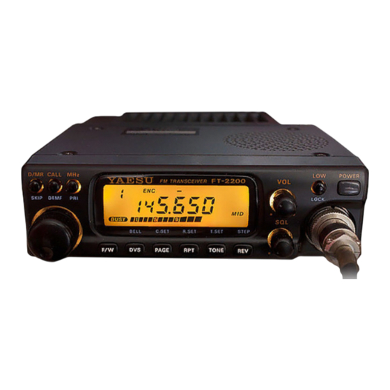 Yaesu FT-2200 Technical Supplement