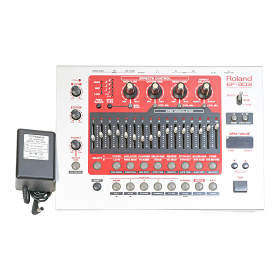 ROLAND EF-303 OWNER'S MANUAL Pdf Download | ManualsLib