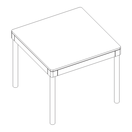 Habitat Nina Table 3365034 Assembly Instructions Manual