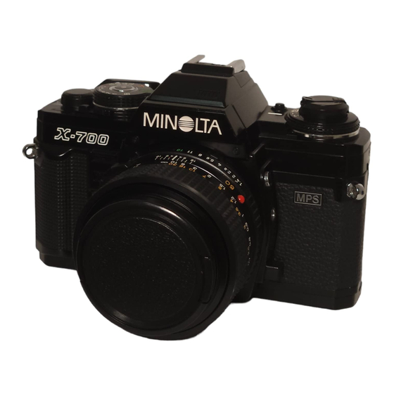 Minolta X-700 - PART 2 Manual