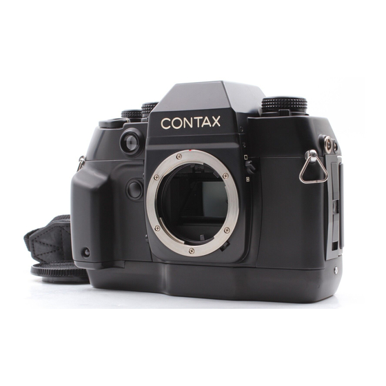 Contax AX Instruction Manual