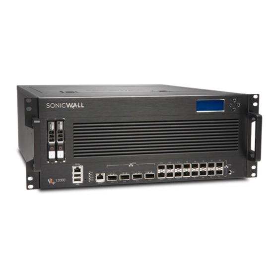SonicWALL NSsp 12000 Replacement And Installation