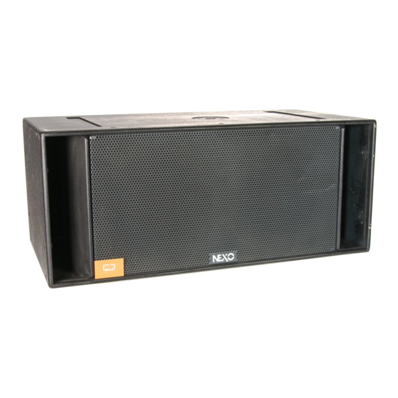 Nexo Ray Sub Series User Manual