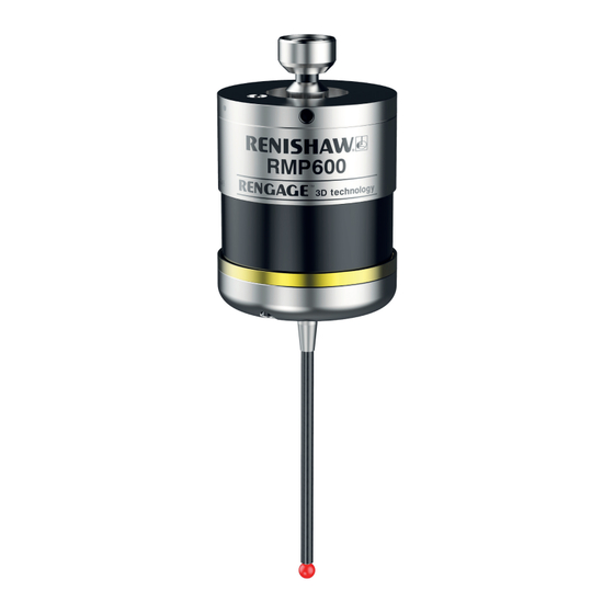 Renishaw RENGAGE RMP600 Installation Manual