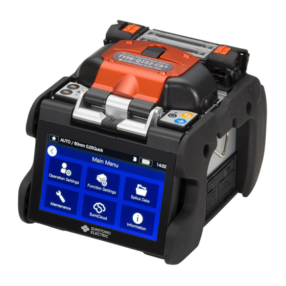 Sumitomo TYPE-Q102-CA + Quick Reference Manual