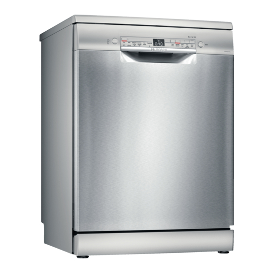Bosch SMS6ITI00I Information For Use