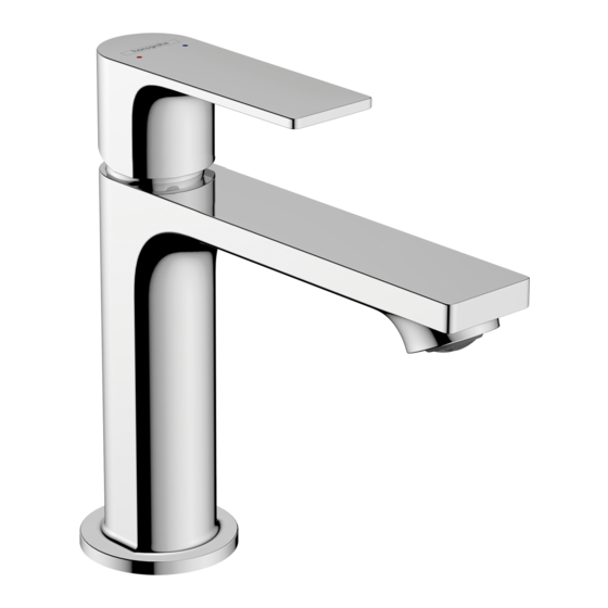 Hans Grohe Zebris 110 CoolStart 72570 Series Manuals