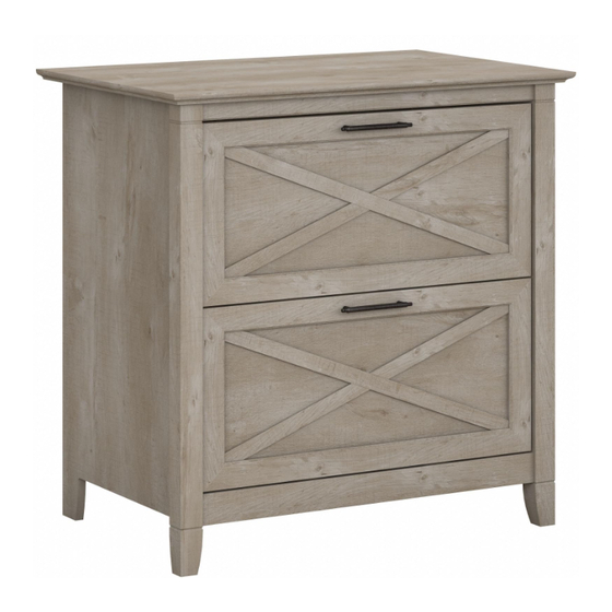 BUSH FURNITURE KWF130WG Assembly Instructions Manual