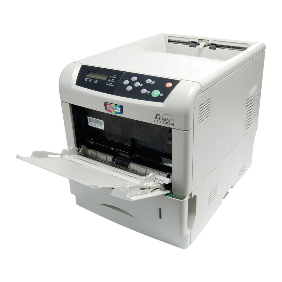 Kyocera FS C5015N - Color LED Printer User Manual