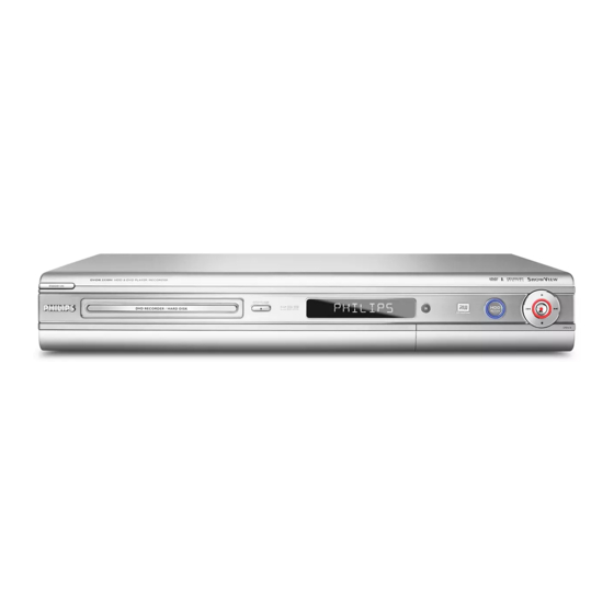 Philips DVDR3330H Manual Del Usuario