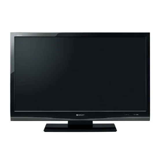 Sharp LC-46X8E/S/RU Service Manual