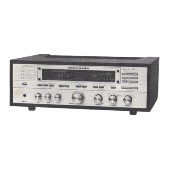 Marantz SR9000G Service Manual