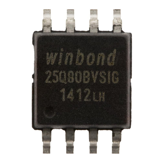 Winbond Spiflash W25Q80BV Manual