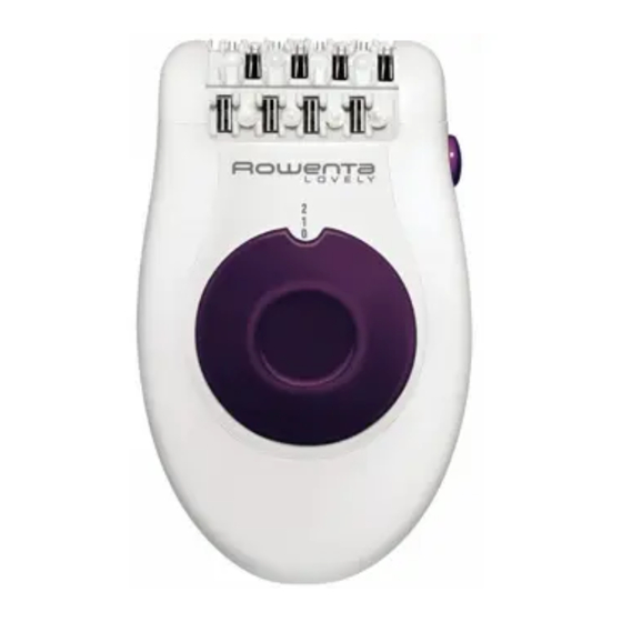 Rowenta Lovely EP1011E0 Manual