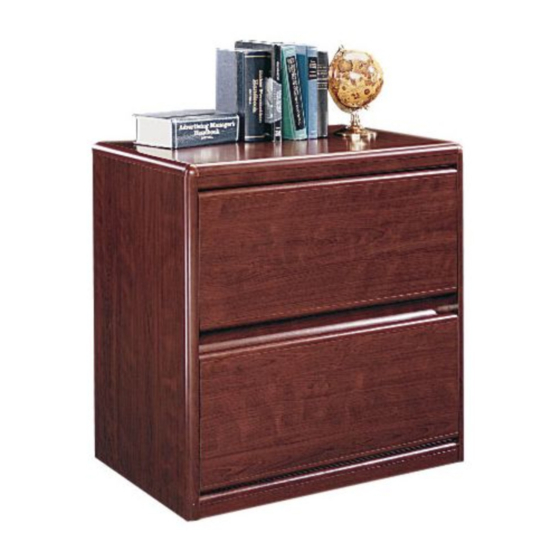 Sauder Lateral File 107302 Assembly Instructions Manual