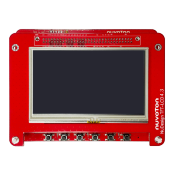 Nuvoton NuMicro NuMaker-HMI-N9H20 User Manual