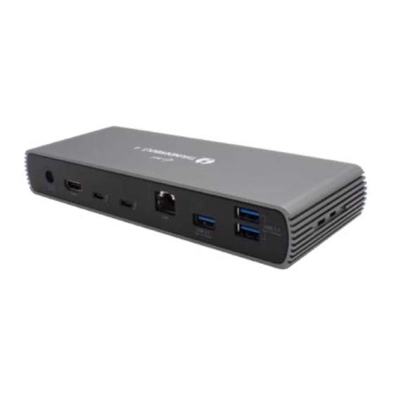i-tec THUNDERBOLT TB4DUALDOCKPD User Manual