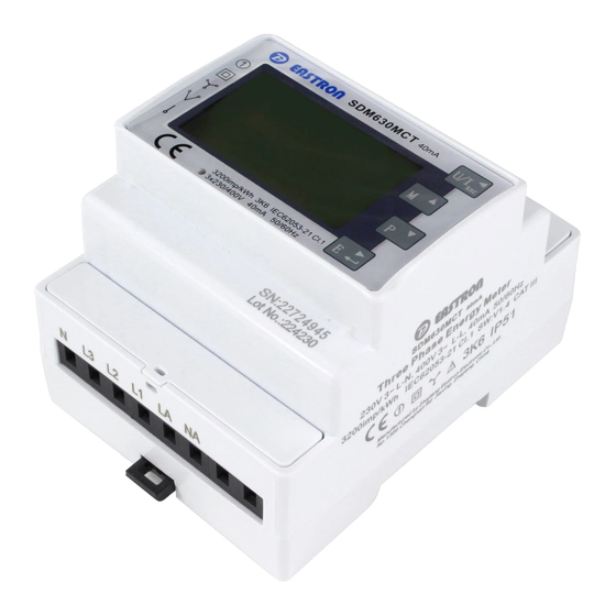 KStar EASTRON SDM630MCT 40mA User Manual