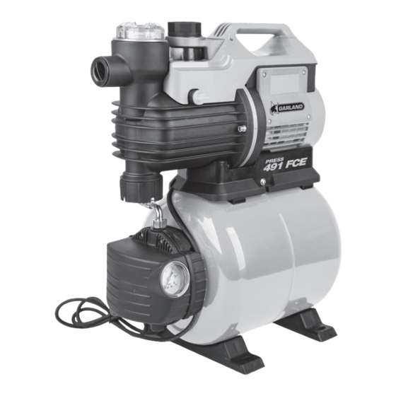 Garland PRESS 491 FCE-V20 Instruction Manual