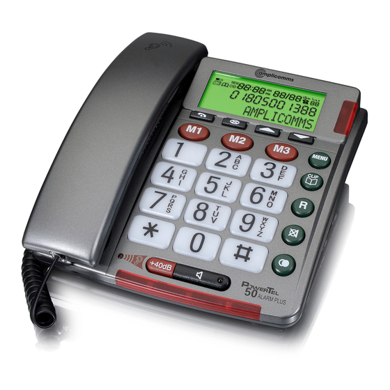 Amplicomms BigTel 50 Alarm Plus User Manual