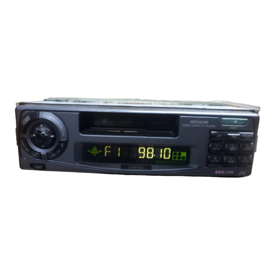 Clarion ARX5370R Service Manual