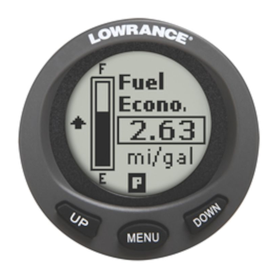 Lowrance LMF-200 Installation And Operation Instructions Manual