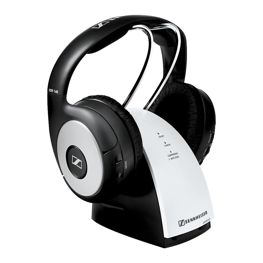 Sennheiser RS 140 Instruction Manual