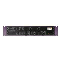 Manley MIC EQ 500 COMBO Owner's Manual